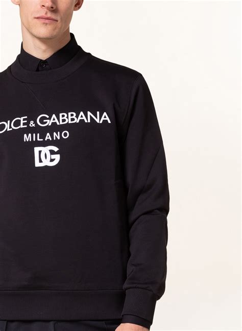 dolce gabbana polo sweatshirt pullover|dolce gabbana pullover herren sale.